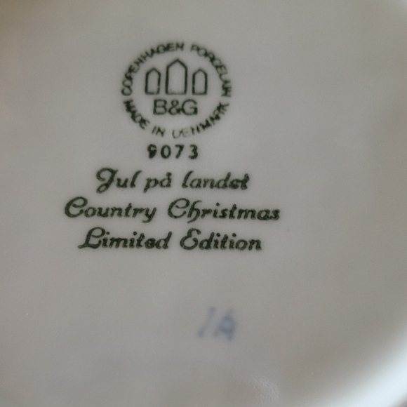 Bing & Grondahl Jule After Plate from 1973 - Picture 3 of 7